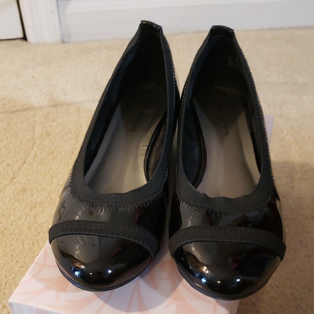 Dress Barn Shiny Black Women's Dress Shoes